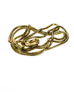 Italiensk slangehalskæde i 14 karat guld